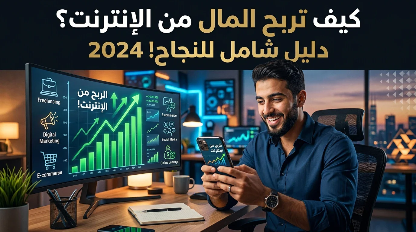 image about الربح من الإنترنت في 2026: دليل عملي لبناء دخل حقيقي من مهاراتك