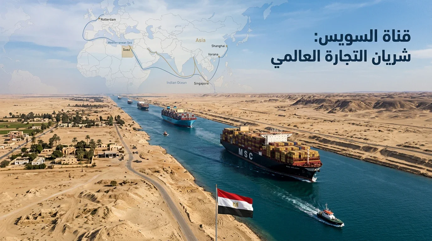 image about كيف غيّرت قناة السويس تاريخ التجارة العالمية؟