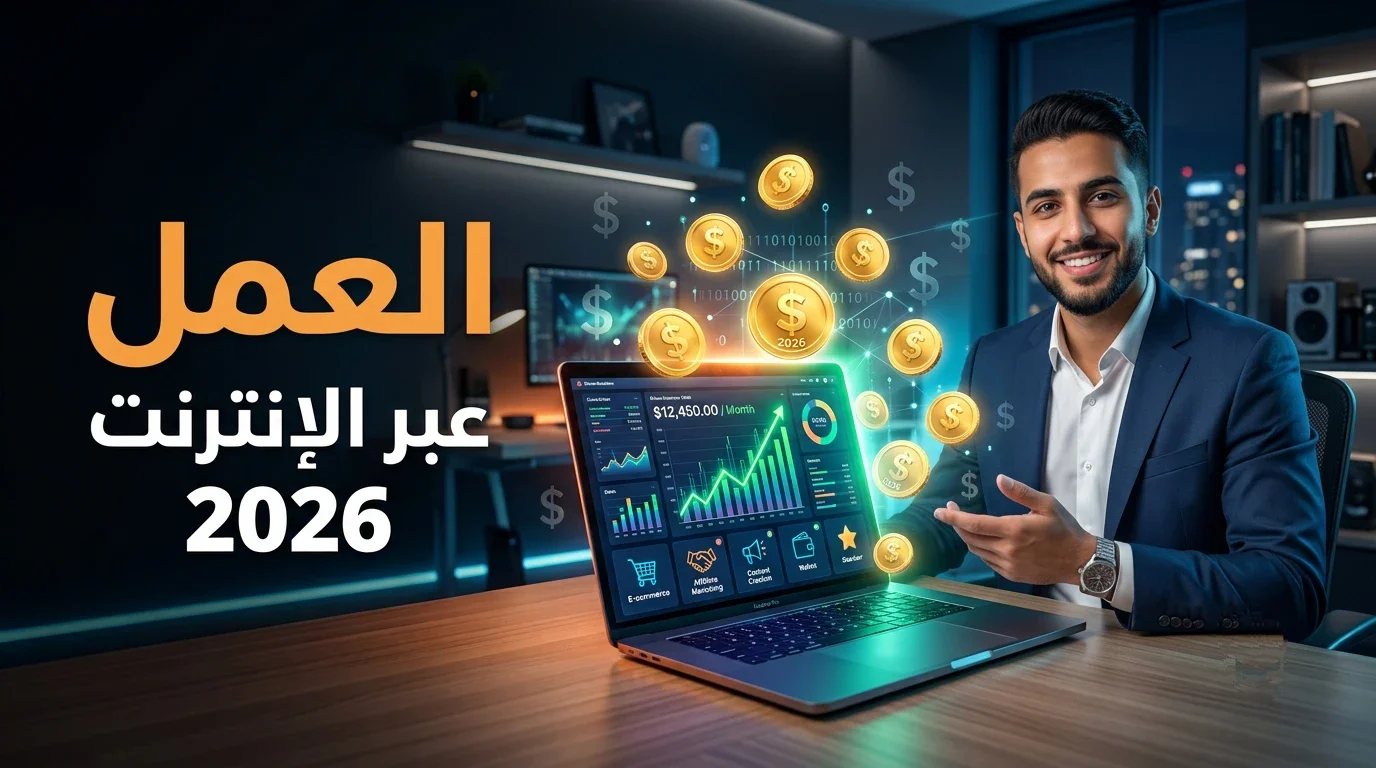 image about الربح من الإنترنت في 2026: كيف تبدأ من الصفر وتحول مهارتك إلى مصدر دخل حقيقي؟
