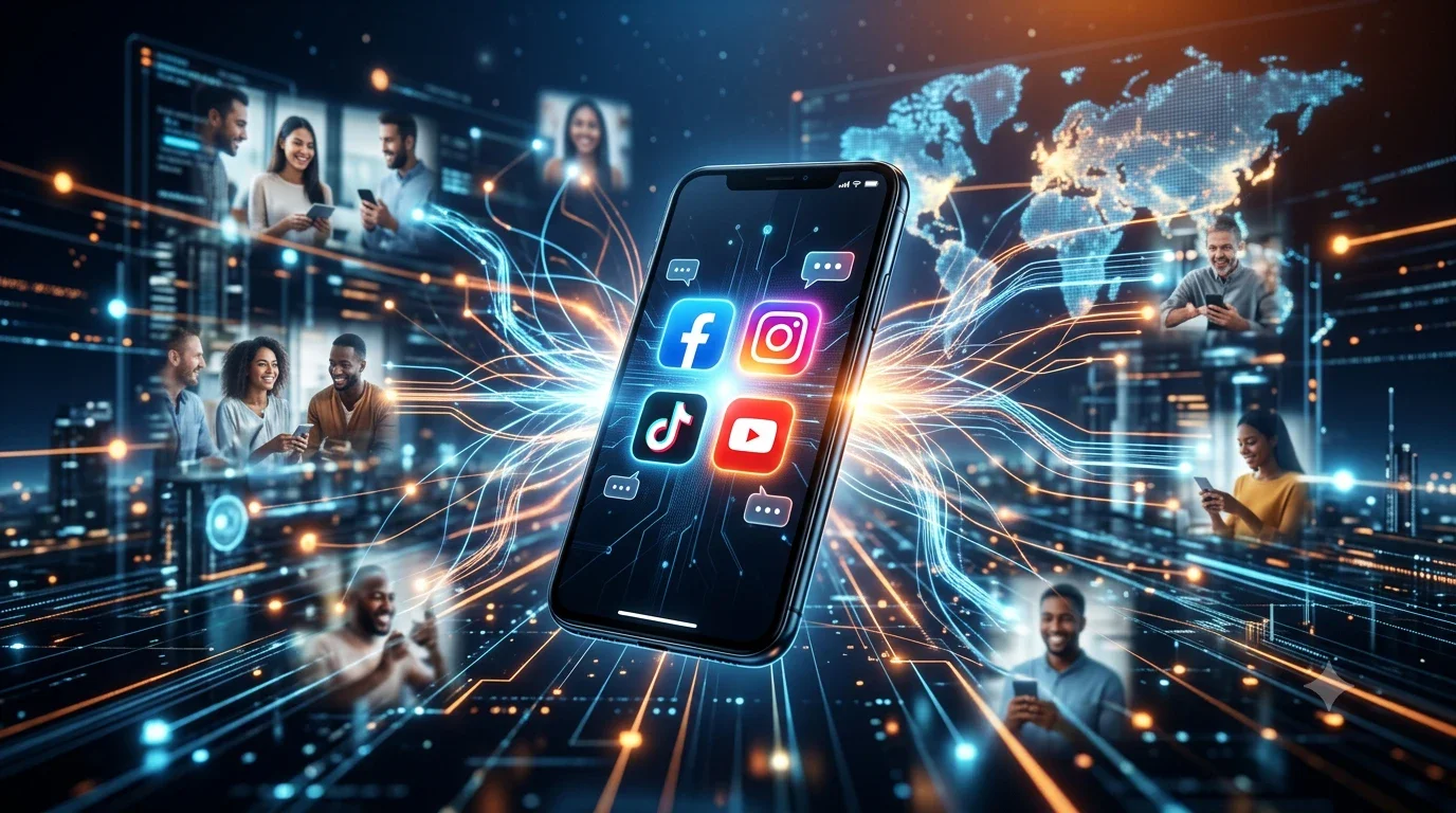 image about مواقع التواصل الاجتماعي: قوة رقمية تغيّر حياتنا بين الفرص والمخاطر