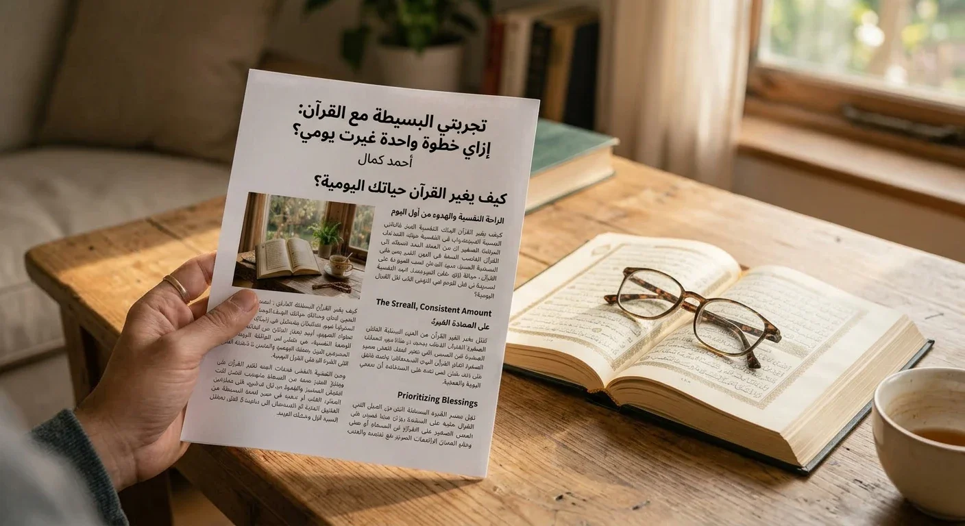 image about إزاي تحفظ قرآن وسط زحمة يومك؟