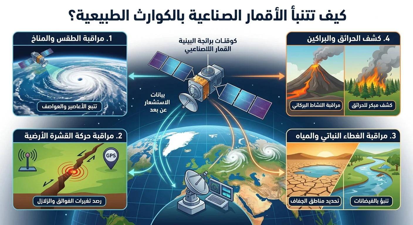 image about كيف تتنبأ الأقمار الصناعية بالكوارث الطبيعية؟