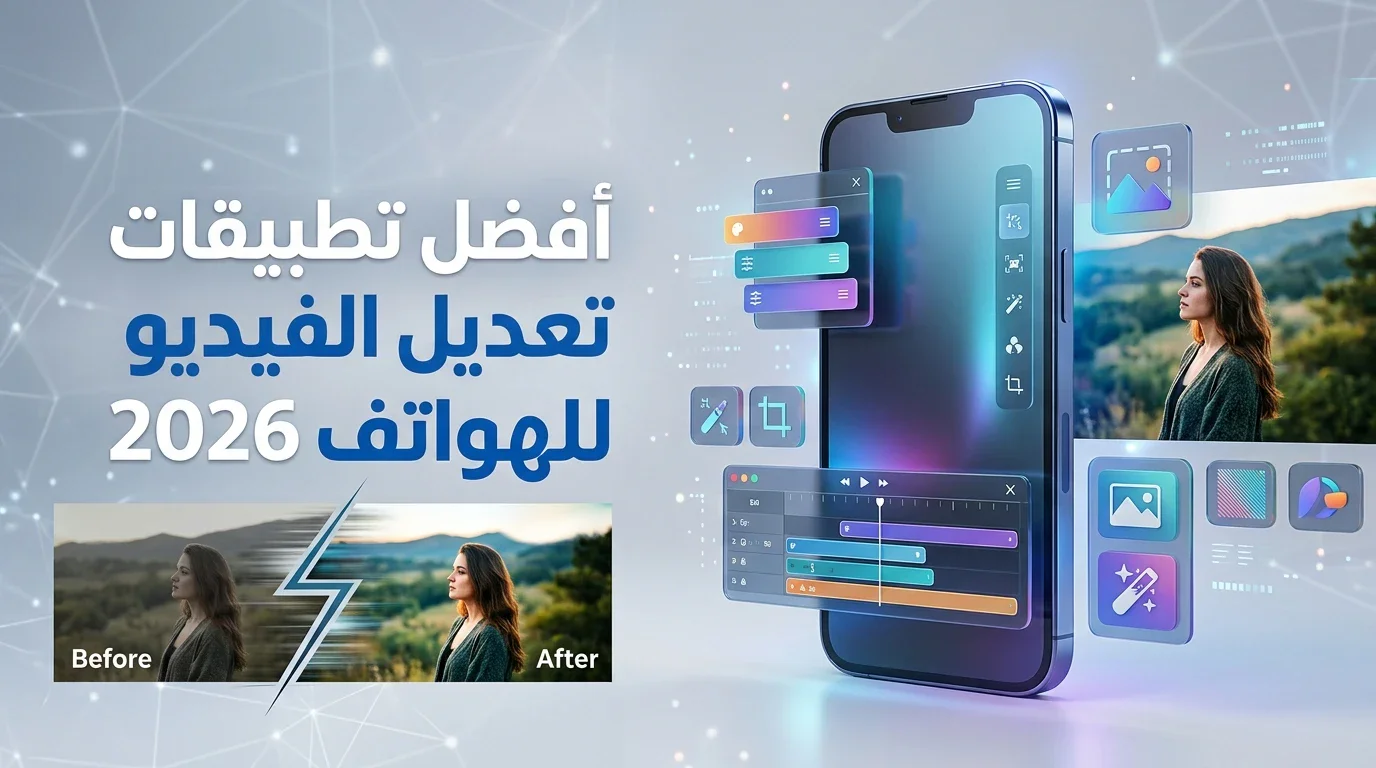 image about أفضل تطبيقات تعديل الصور والفيديو للهواتف في 2026: دليلك لصناعة محتوى احترافي