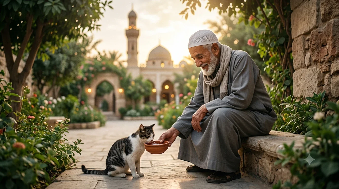 image about الرحمة بالحيوان في الإسلام خلق عظيم يحبه الله.
