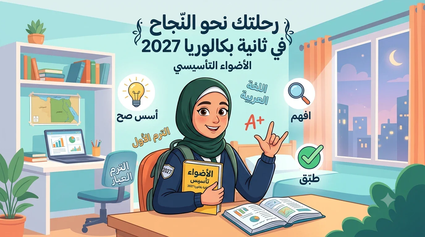image about تحميل كتاب الأضواء تأسيس ثانية بكالوريا 2027 PDF | شرح وتدريبات اللغة العربية للترم الأول