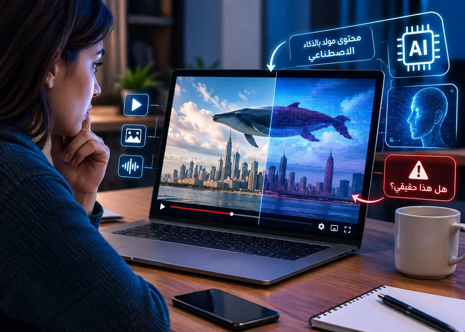 image about لماذا لا يجب أن تثق بـ كل فيديو يصنعه الذكاء الاصطناعي؟ 🤖🎬