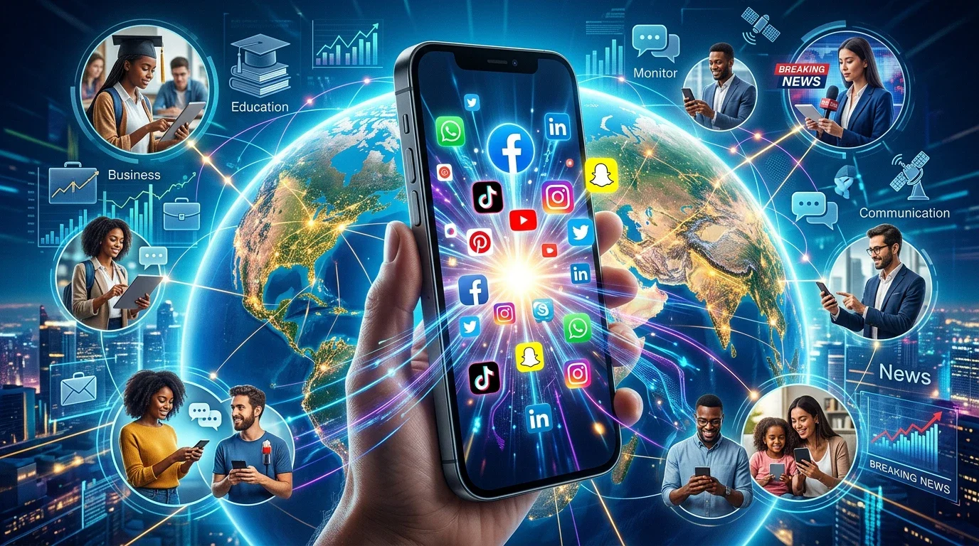 image about وسائل التواصل الاجتماعي: قوة العصر الرقمي بين التواصل والتأثير وصناعة المستقبل