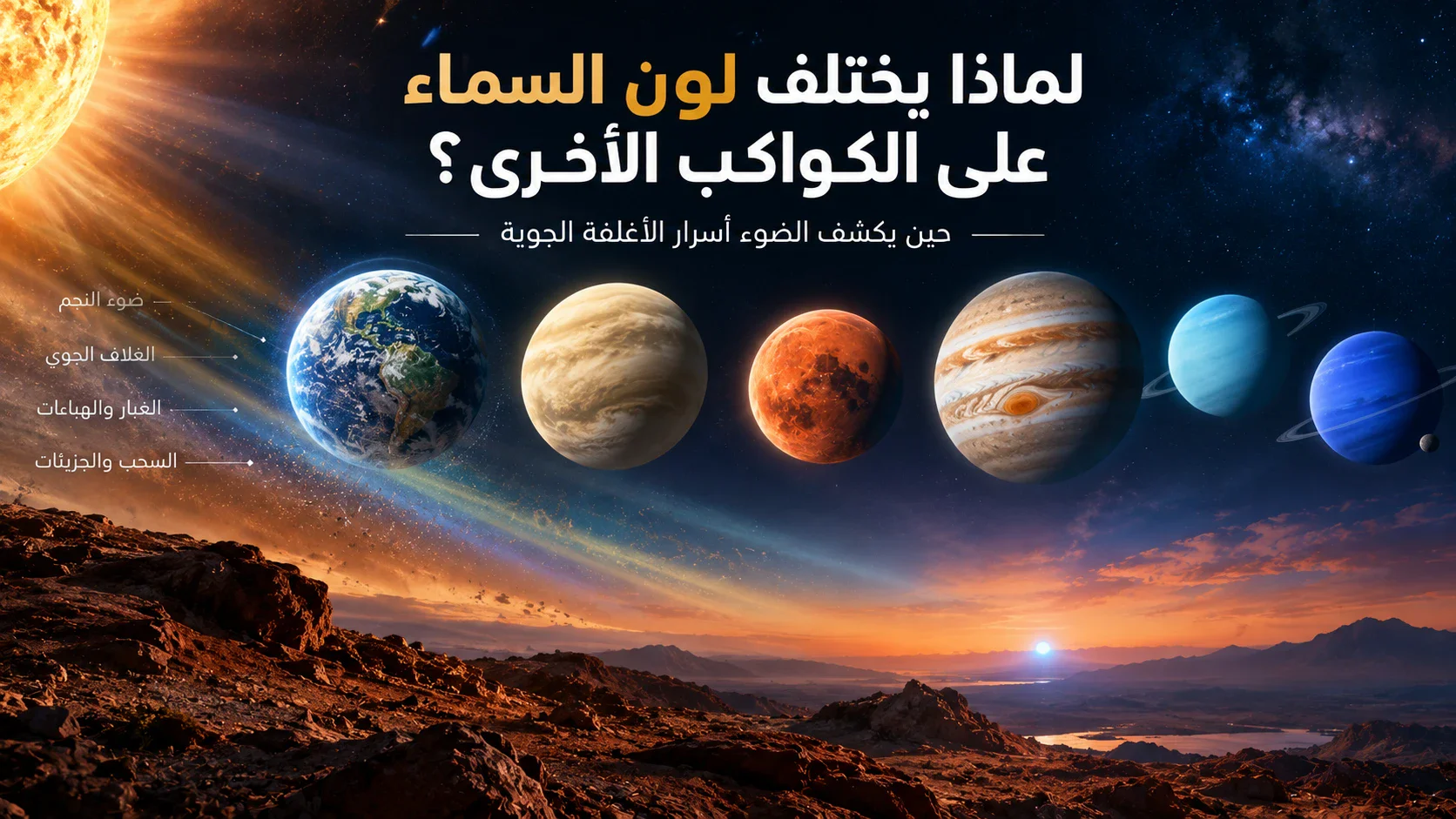 image about لماذا يختلف لون السماء على الكواكب الأخرى؟