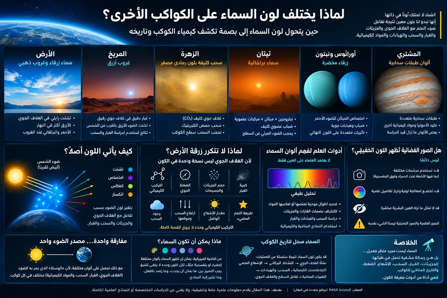 image about لماذا يختلف لون السماء على الكواكب الأخرى؟