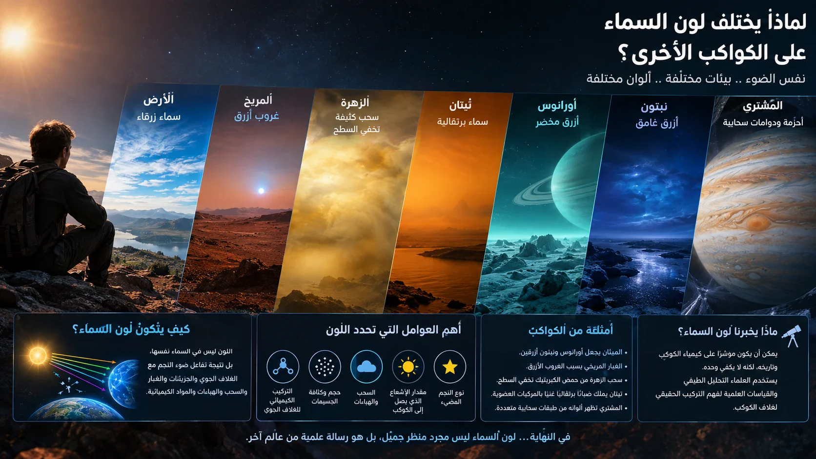 image about لماذا يختلف لون السماء على الكواكب الأخرى؟