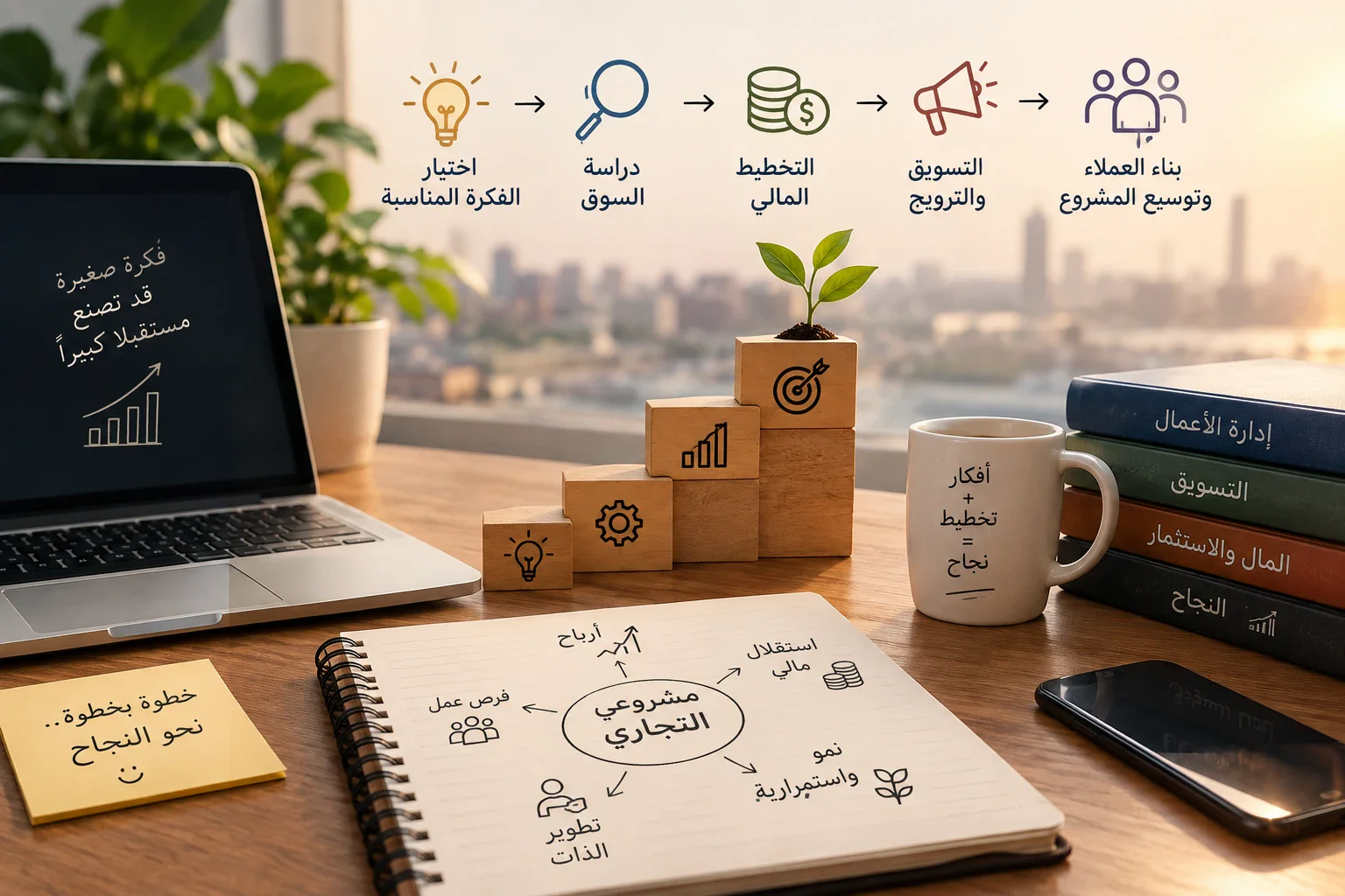 image about المشاريع التجارية: خطوات أساسية لفهم البداية والتحديات