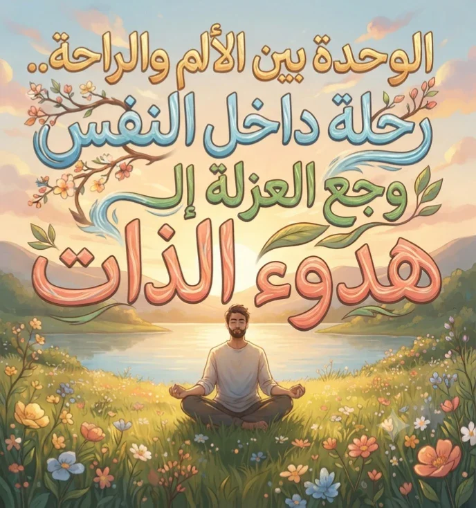 image about 💥 الوحدة بين الألم والراحة.. رحلة داخل النفس من وجع العزلة إلى هدوء الذات
