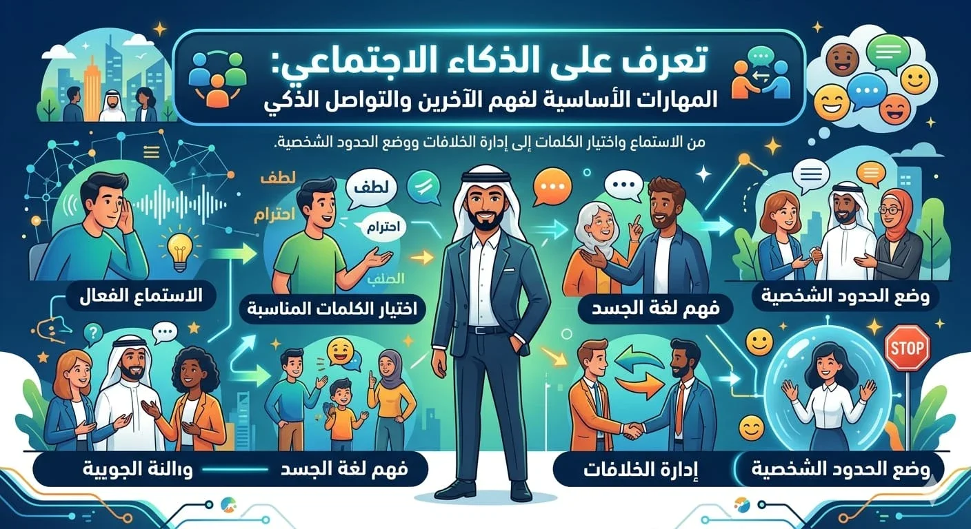 image about الذكاء الاجتماعي: كيف تفهم الآخرين وتتواصل معهم بذكاء؟