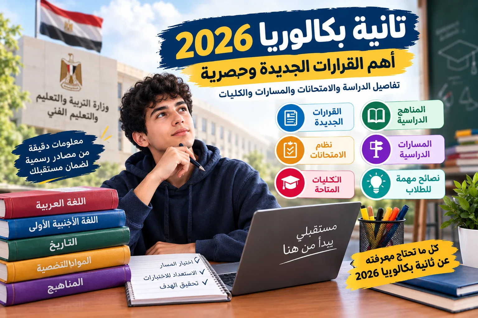 image about ثانية بكالوريا 2026.. قرارات جديدة وحصرية تحسم شكل الدراسة والامتحانات والكليات للطلاب