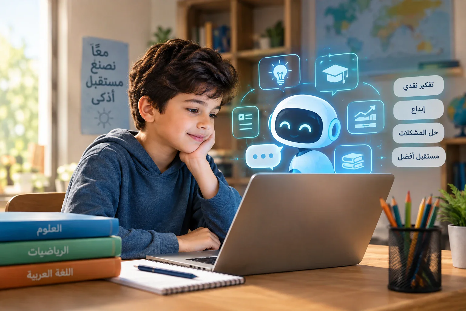 image about هل يجعل الذكاء الاصطناعي أطفالنا أكثر ذكاءً أم أكثر اعتمادًا عليه؟