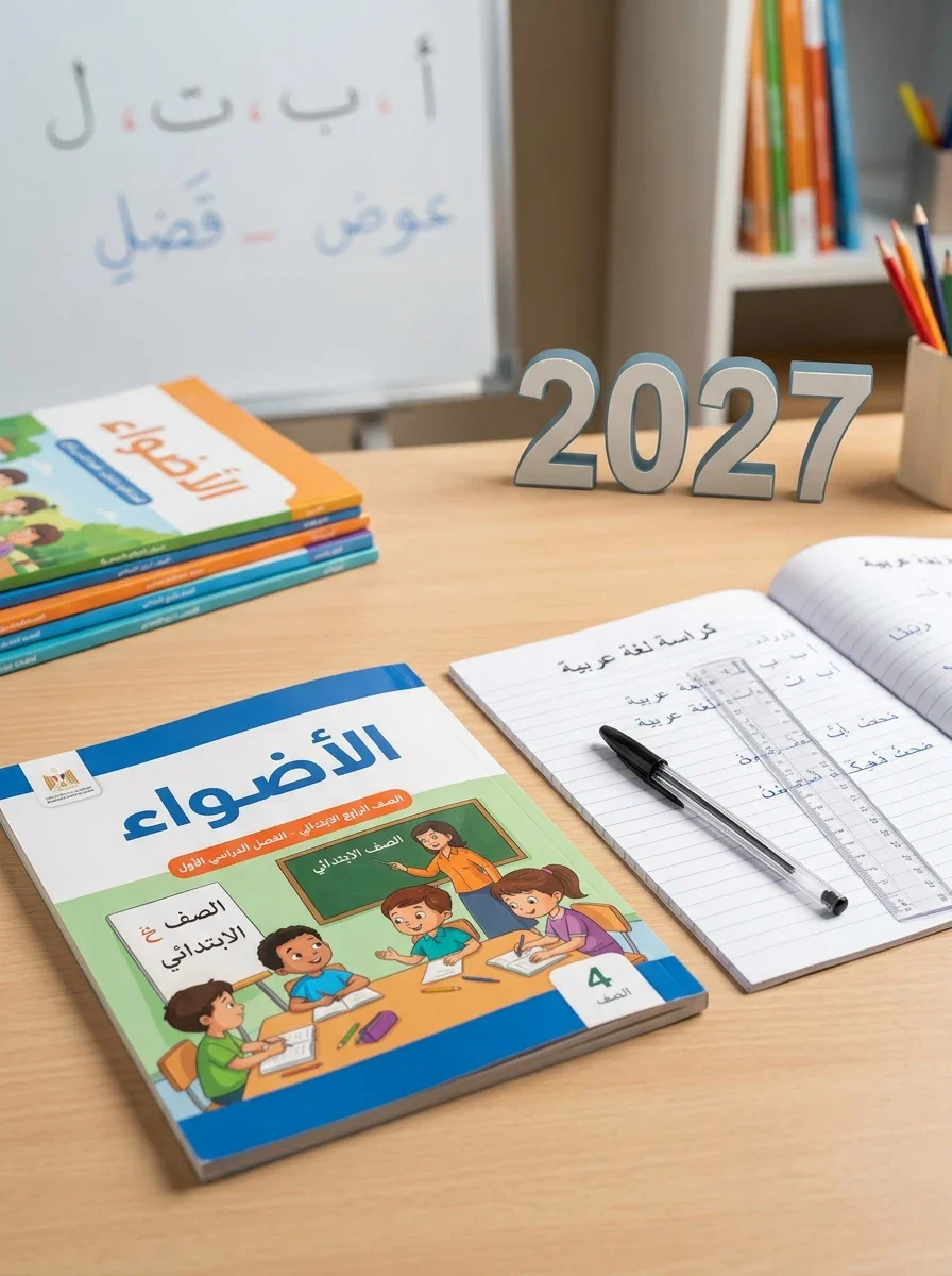 image about تحميل كتاب الأضواء الصف الرابع الابتدائي لغة عربية ترم أول 2027