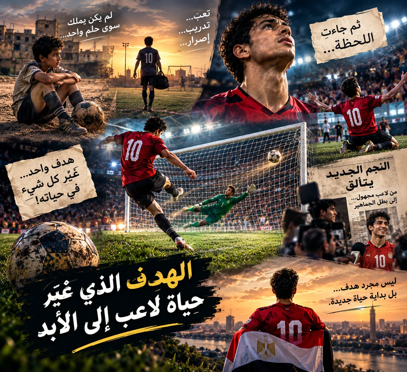 image about الهدف الذي غيّر حياة لاعب إلى الأبد ⚽