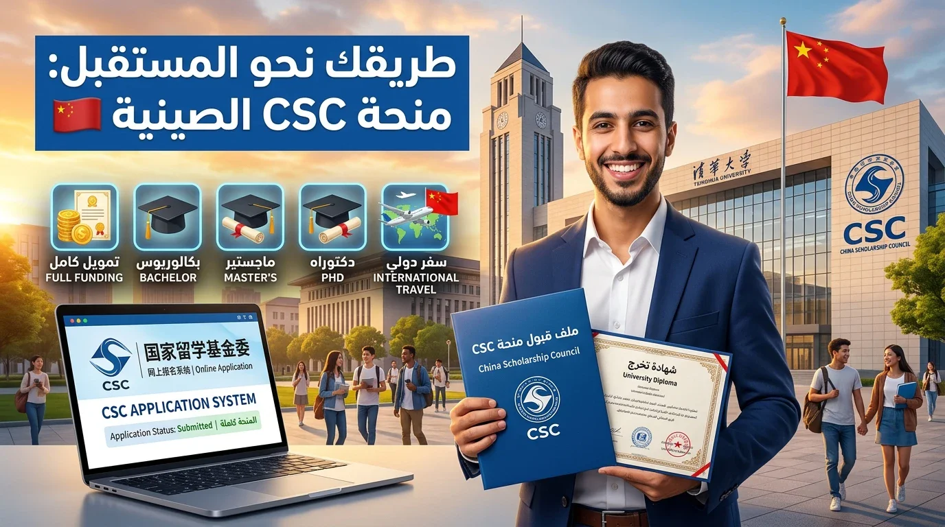 image about مجلس المنح الدراسية الصيني CSC: شروط المنحة وطريقة التقديم والتمويل