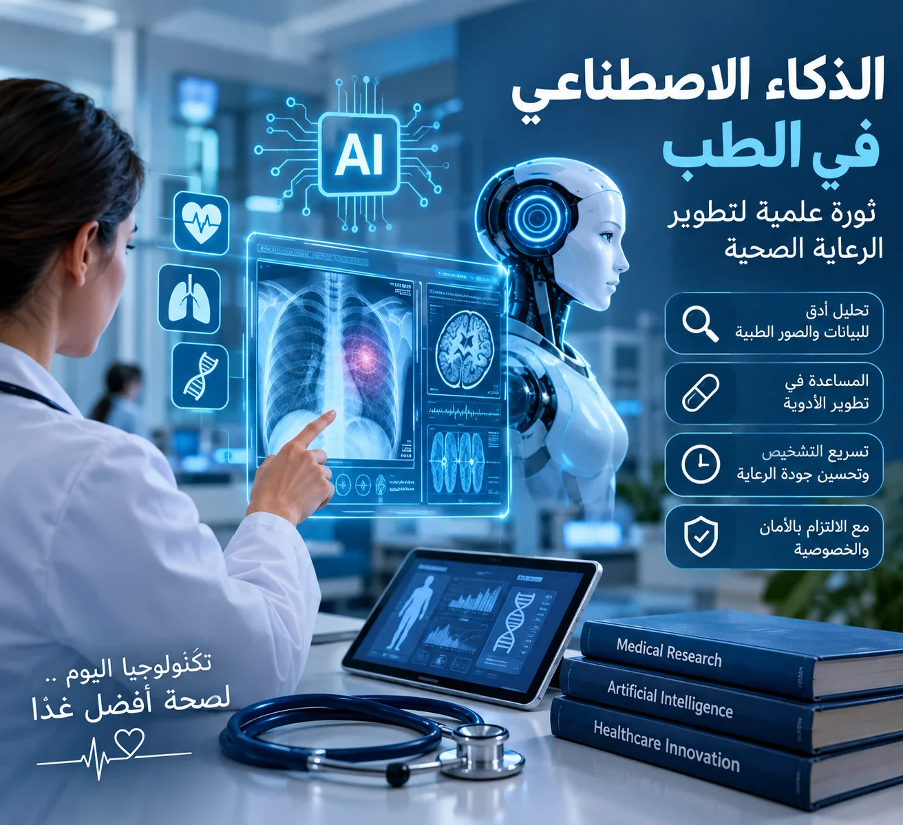 image about الذكاء الاصطناعي في الطب: ثورة علمية لتطوير الرعاية الصحية