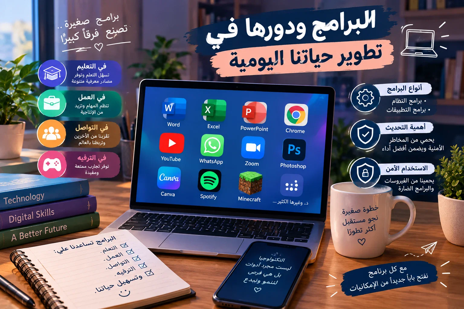 image about البرامج ودورها في تطوير حياتنا اليومية