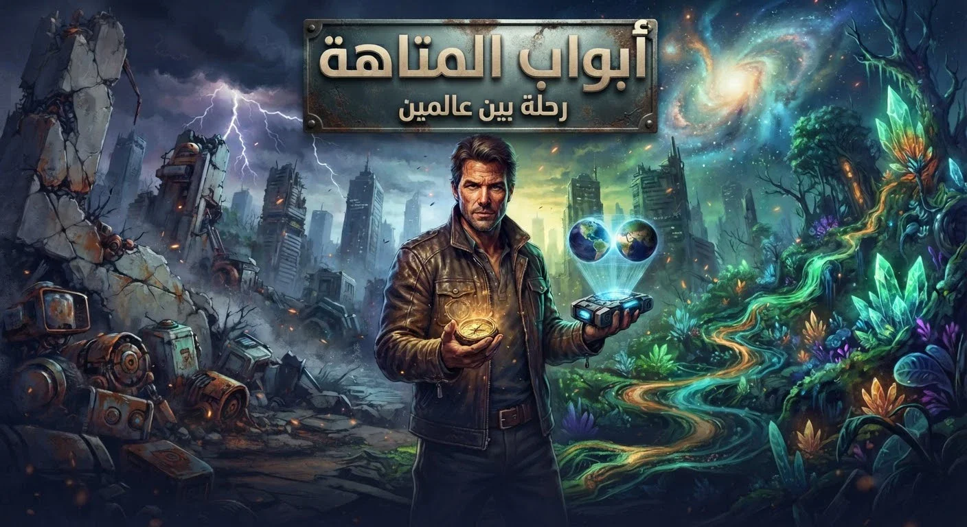 image about أبواب المتاهة: صراع الأبعاد المنسية بين التكنولوجيا المظلمة والطبيعة العذراء