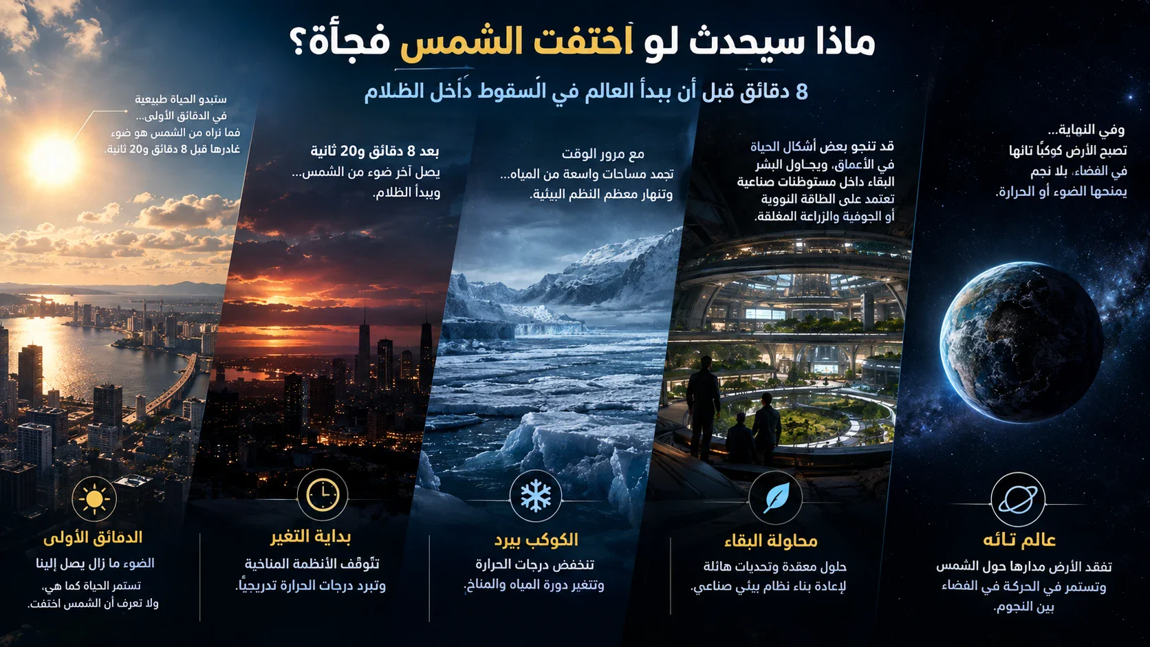 image about ماذا سيحدث لو اختفت الشمس فجأة؟