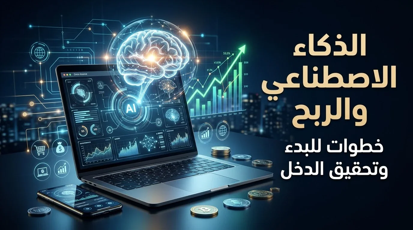 image about الذكاء الاصطناعي وكيف يغيّر طريقة العمل والربح أصبح الذكاء الاصطناعي من أهم التقنيات التي تؤثر في حياتنا وطريقة عملنا.