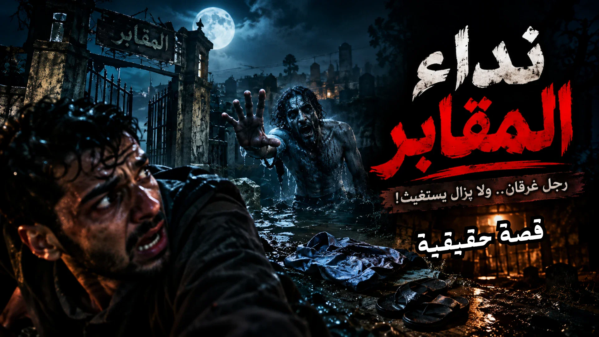 image about قصة رعب حقيقية لشاب دخل المقابر وحده ليلا ثم وجد ما لم يتوقعه أحد