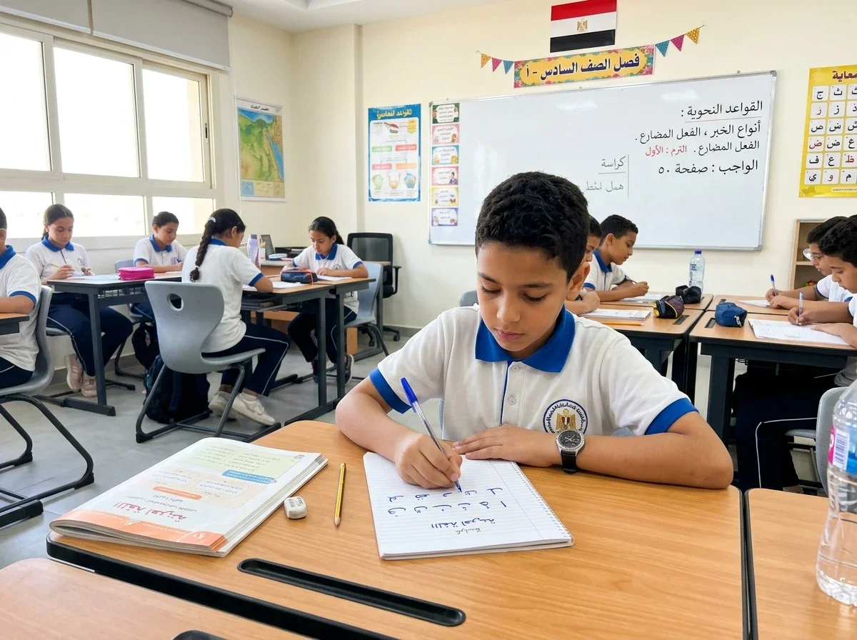 image about تحميل كتاب الأضواء الصف السادس الابتدائي لغة عربية ترم أول 2027