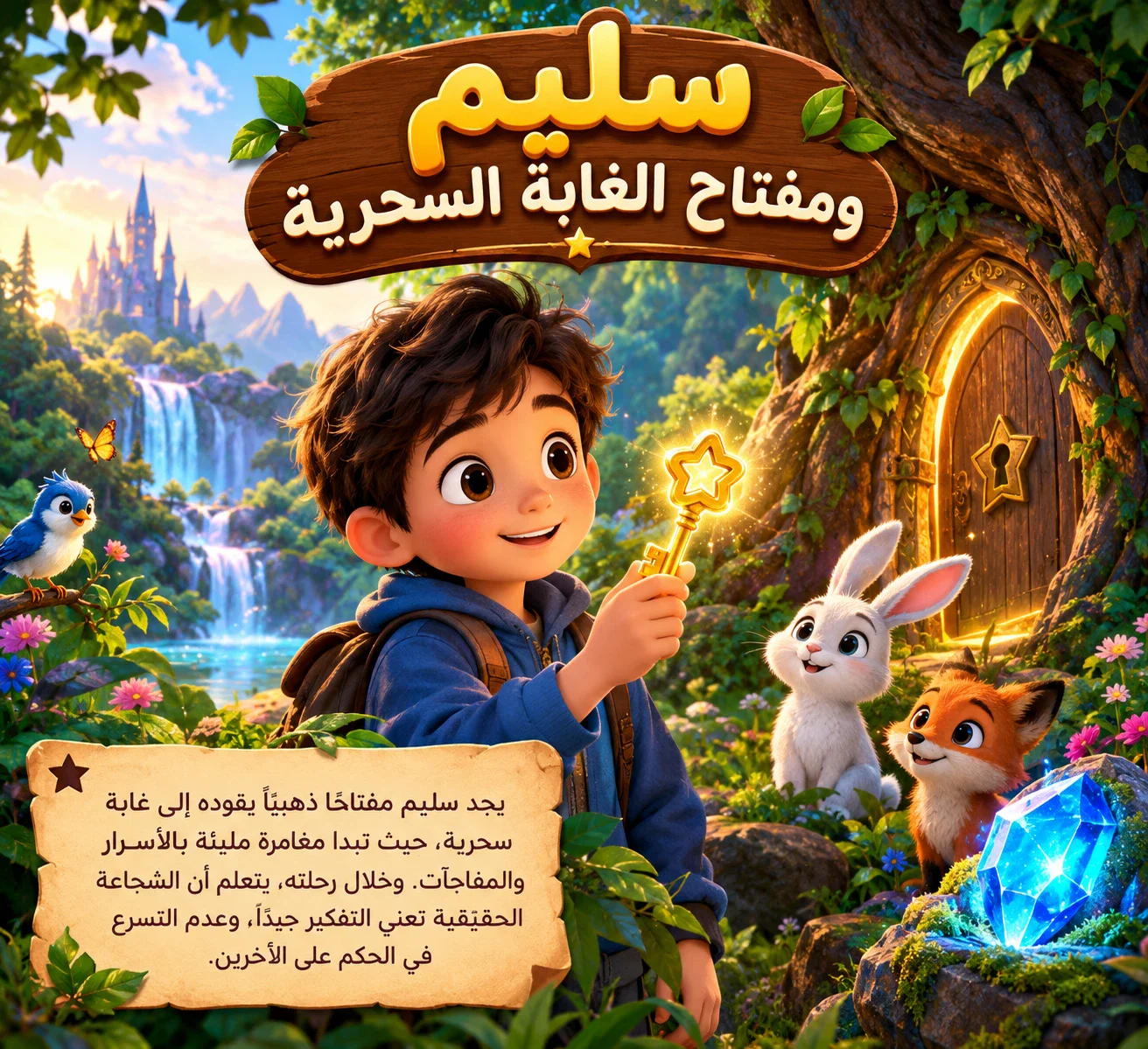 image about سليم ومفتاح الغابة السحرية