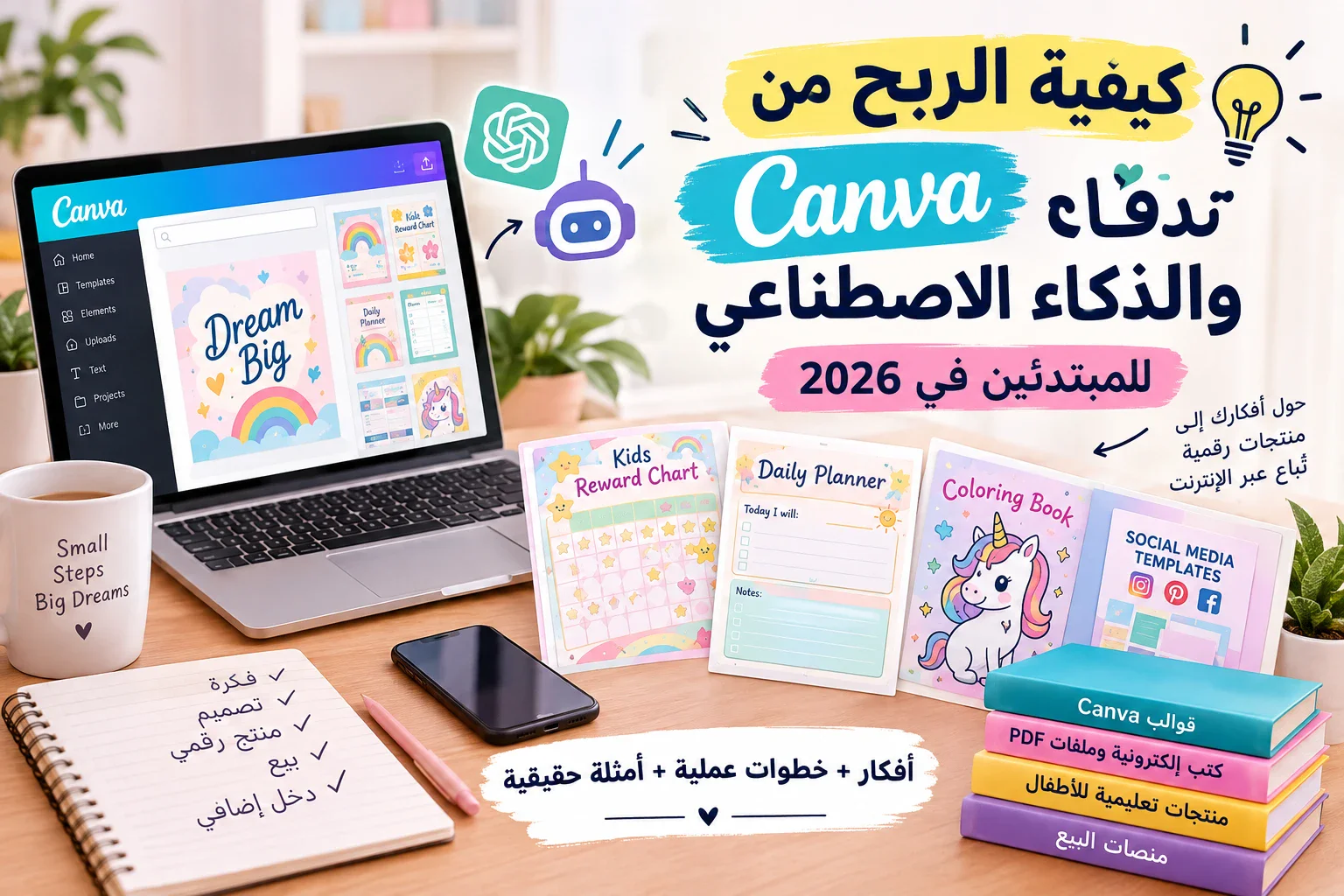 image about كيفية الربح من Canva والذكاء الاصطناعي للمبتدئين في 2026