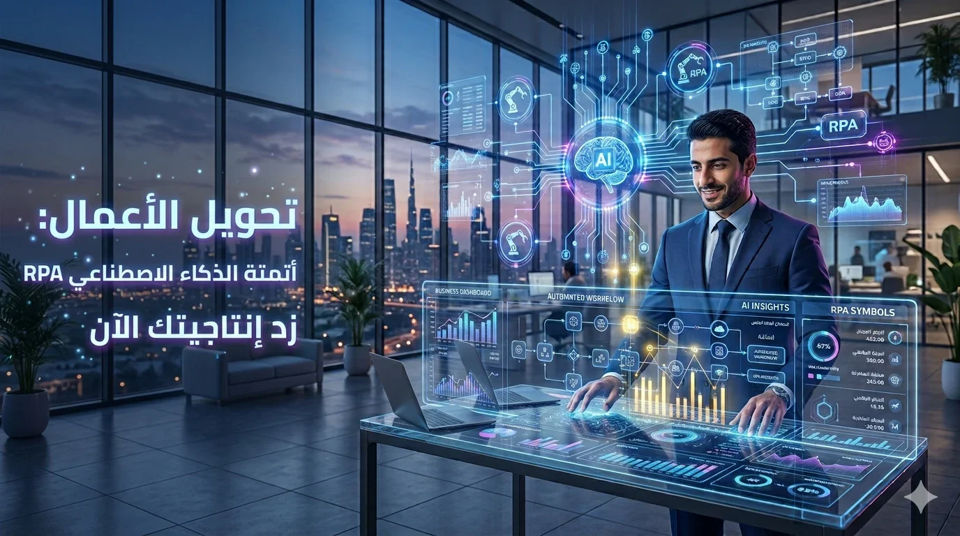 image about أتمتة الأعمال والذكاء الاصطناعي: كيف تتحول الشركات من العمل التقليدي إلى العمل الذكي؟