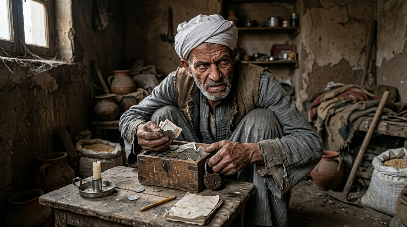 image about عاش فقيراً ليموت غنياً السر الخفي وراء حياه البخلاء ؟