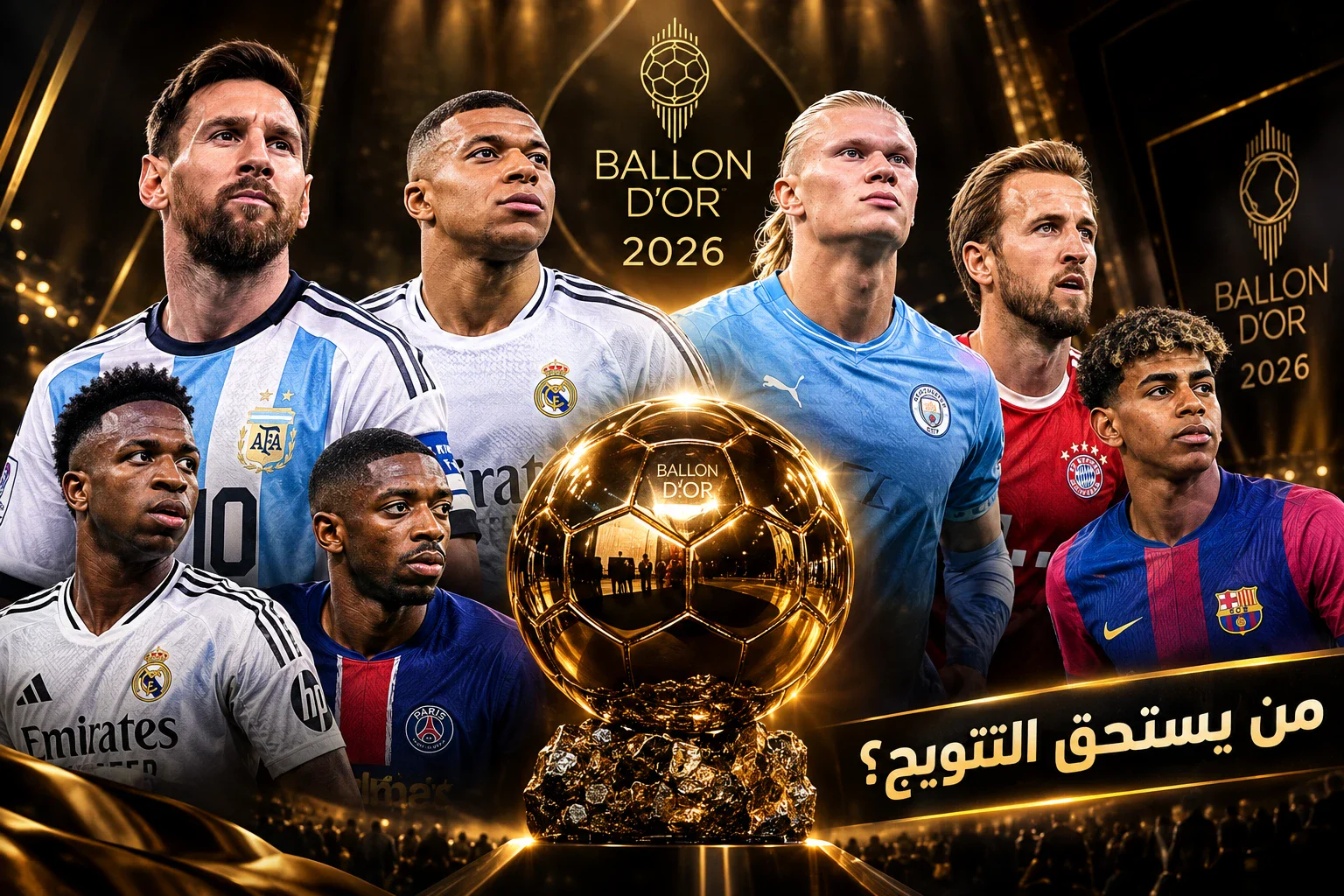 image about الكرة الذهبية 2026.. ميسي يعود للقائمة وغياب رونالدو وصلاح ورافينيا وأبرز المرشحين للفوز