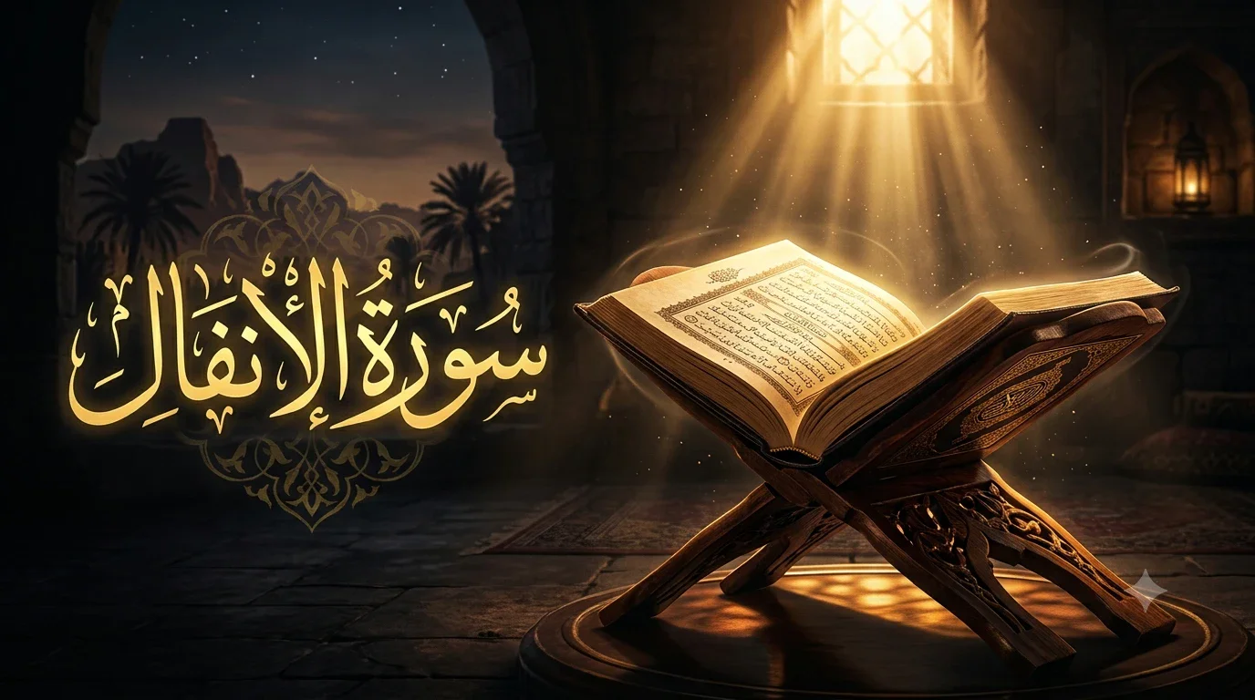 image about القرآن الكريم سورة الأنفال: دروس النصر والثبات والطاعة.