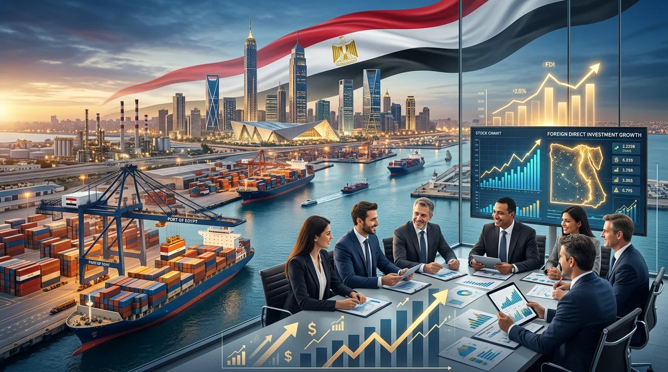 image about إصلاحات الاستثمار في مصر ترفع التدفقات الأجنبية وتعزز جاذبية الاقتصاد