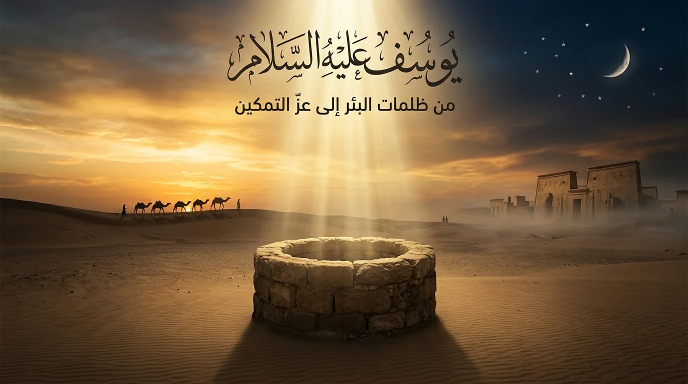image about **يوسف عليه السلام: من ظلمات البئر إلى عزّ التمكين**