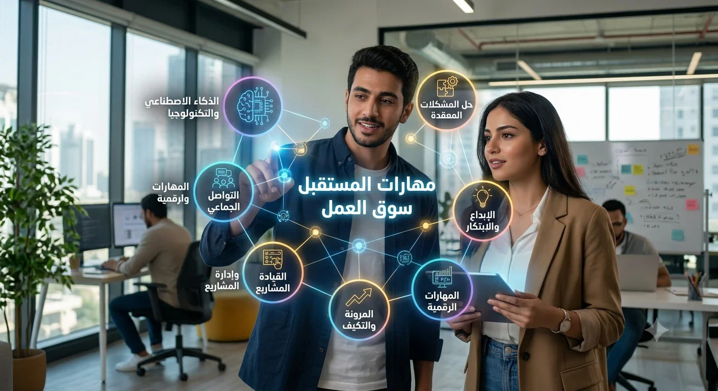 image about المهارات الأساسية التي يجب أن نتعلمها للاستعداد لسوق العمل