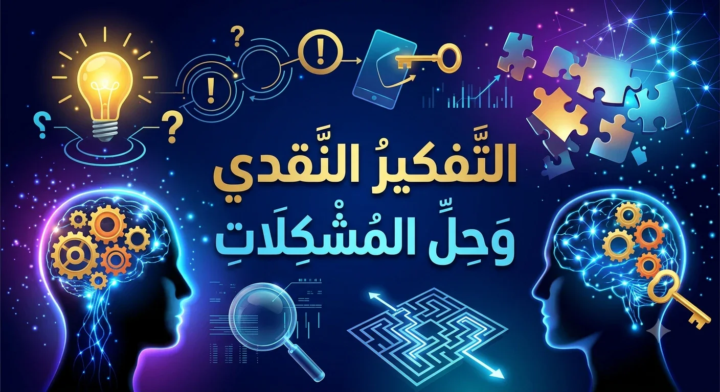 image about التفكير النقدي وحل المشكلات: مهارتان لصناعة قرارات أفضل