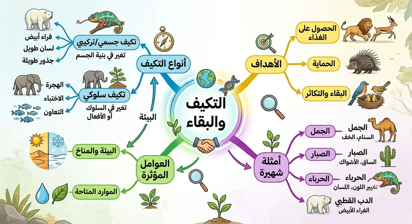 image about التكييف والبقاء للصف الرابع الابتدائي