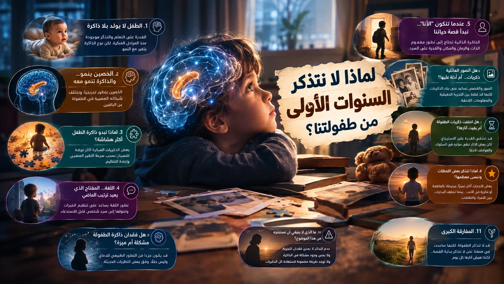 image about لماذا لا نتذكر السنوات الأولى من طفولتنا؟