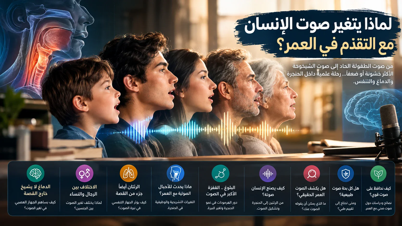 image about لماذا يتغير صوت الإنسان مع التقدم في العمر؟