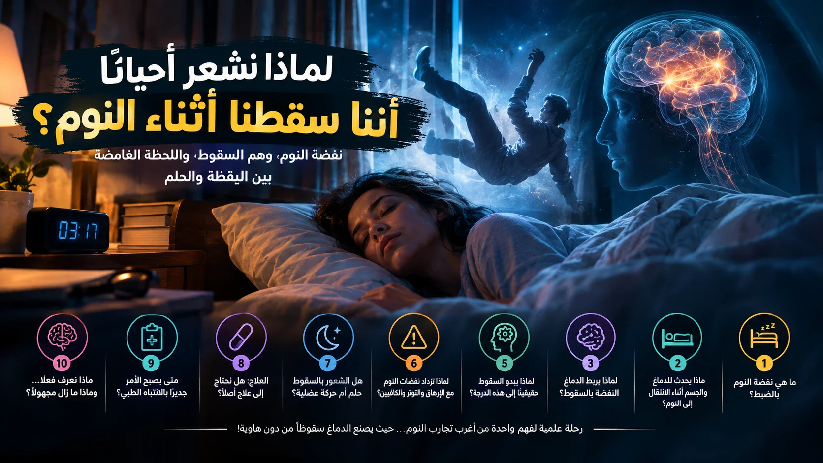 image about لماذا نشعر أحيانًا أننا سقطنا أثناء النوم؟