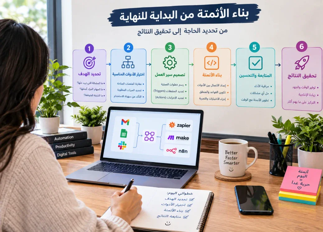 image about كيف تحول مهمة يومية تستغرق ساعتين إلى عملية تعمل تلقائيًا؟ ⚙️