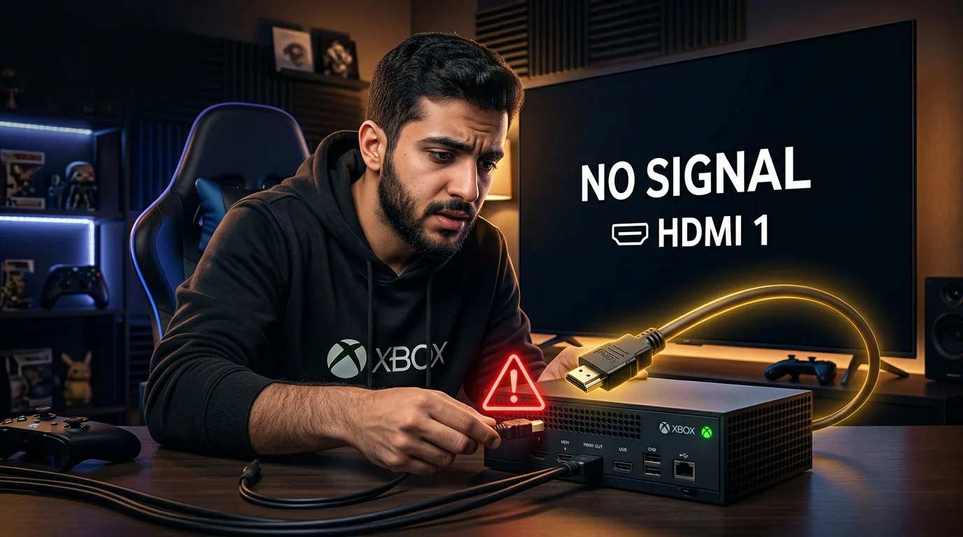 image about حل مشكلة HDMI في Xbox: أسباب عدم ظهور الصورة وأفضل طرق الإصلاح