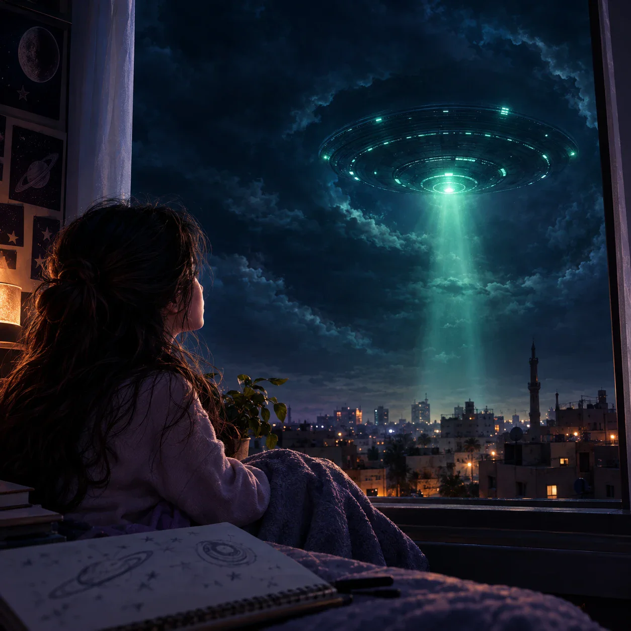 image about 👽 الكائنات الفضائية: الليلة التي اختفت فيها النجوم