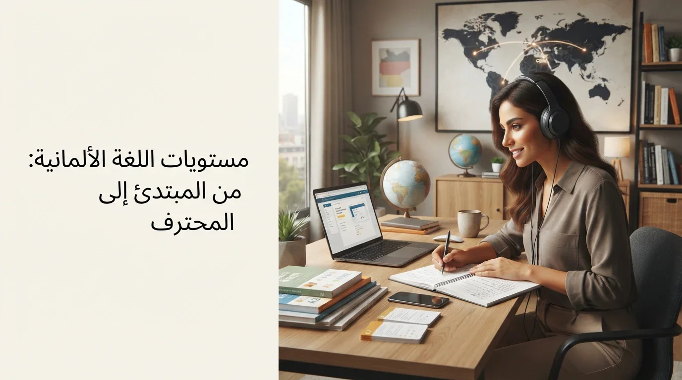 image about مستويات اللغة الألمانية من A1 إلى C2: ماذا تستطيع أن تفعل في كل مستوى؟