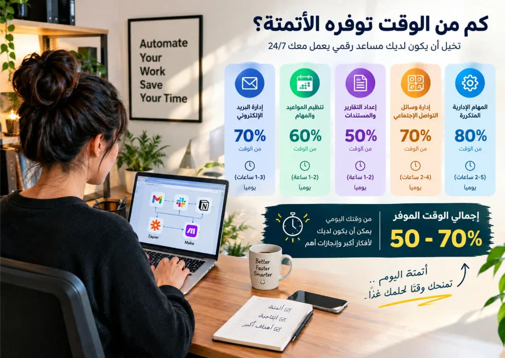image about كيف يدير شخص واحد مشروعًا كاملاً باستخدام الأتمتة؟ 🚀