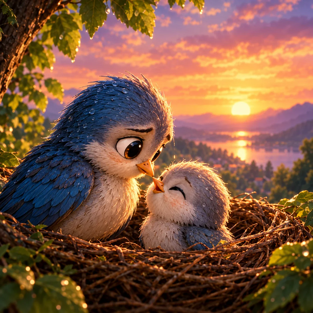 image about 🐦 العصفور الحزين الذي وجد الأمل بعد الوحدة