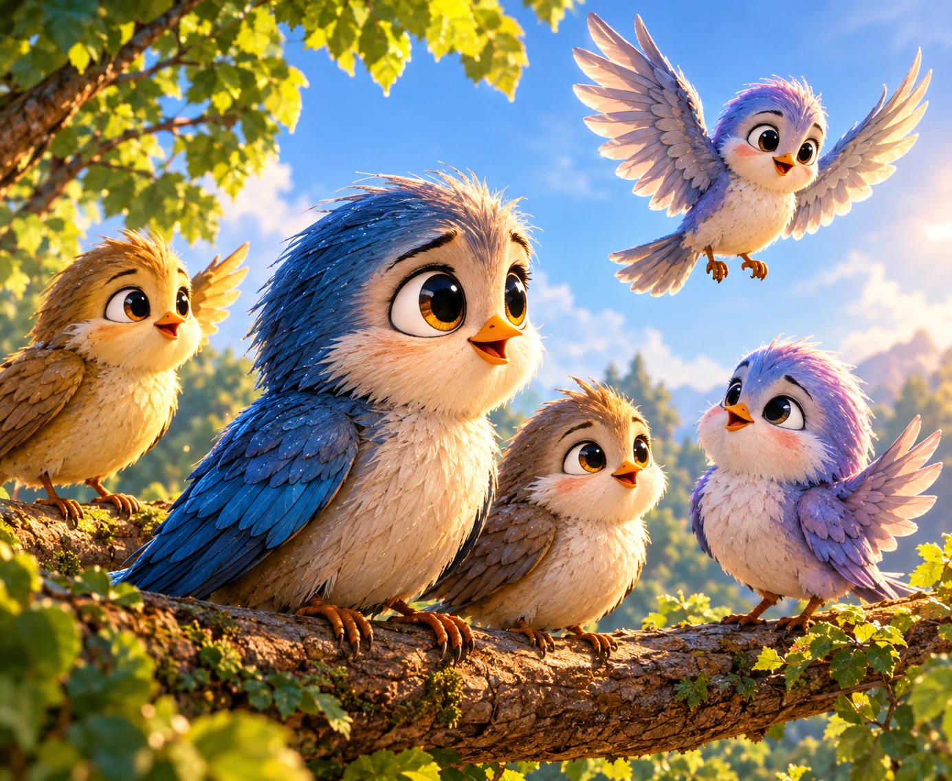 image about 🐦 العصفور الحزين الذي وجد الأمل بعد الوحدة